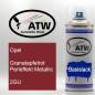 Preview: Opel, Granatapfelrot Perleffekt Metallic, 2GU: 400ml Sprühdose, von ATW Autoteile West.